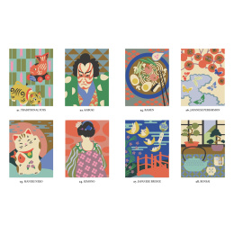 Mystery Coloring Japan in the group Hobby & Creativity / Books / Adult Coloring Books at Pen Store (137181)