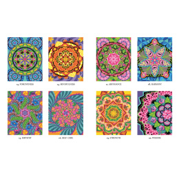 Mystery Coloring Mandalas in the group Hobby & Creativity / Books / Adult Coloring Books at Pen Store (137182)