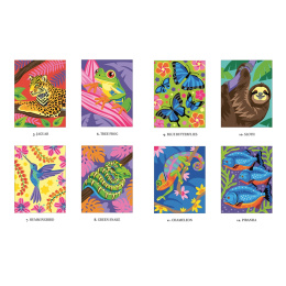 Mystery Coloring Wild Animals in the group Hobby & Creativity / Books / Adult Coloring Books at Pen Store (137183)