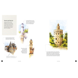 Watercolor Artist's Index of the Urban Landscape in the group Hobby & Creativity / Books / Inspirational Books at Pen Store (137192)
