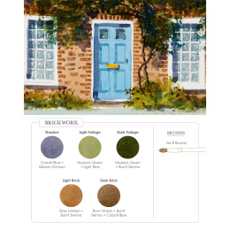 Watercolor Mixing Deck: Architecture in the group Hobby & Creativity / Books / Art Instruction Books at Pen Store (137193)