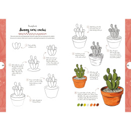 10 Step Drawing: Botanicals in the group Hobby & Creativity / Books / Art Instruction Books at Pen Store (137196)