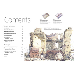 Atmospheric Buildings in Watercolour in the group Hobby & Creativity / Books / Inspirational Books at Pen Store (137204)