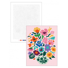 Color by Numbers: Flowers in the group Hobby & Creativity / Books / Adult Coloring Books at Pen Store (137205)