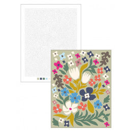 Color by Numbers: Flowers in the group Hobby & Creativity / Books / Adult Coloring Books at Pen Store (137205)