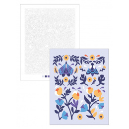 Color by Numbers: Flowers in the group Hobby & Creativity / Books / Adult Coloring Books at Pen Store (137205)