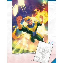 Comic Art Superheroes in the group Hobby & Creativity / Books / Art Instruction Books at Pen Store (137208)
