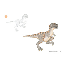 Draw 30: Dinosaurs in the group Hobby & Creativity / Books / Art Instruction Books at Pen Store (137212)