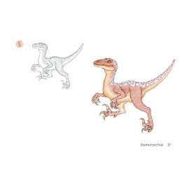 Draw 30: Dinosaurs in the group Hobby & Creativity / Books / Art Instruction Books at Pen Store (137212)