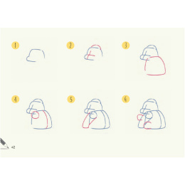 Draw 30: Kawaii Animals in the group Hobby & Creativity / Books / Art Instruction Books at Pen Store (137216)