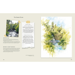 Painting Landscapes in the group Hobby & Creativity / Books / Inspirational Books at Pen Store (137230)