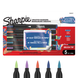 Creative Marker Brush Tip 5-pack Earth Tones in the group Pens / Artist Pens / Acrylic Markers at Pen Store (137402)