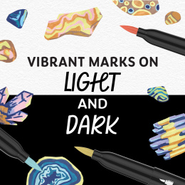 Creative Marker Brush Tip 12-pack Earth Tones in the group Pens / Artist Pens / Acrylic Markers at Pen Store (137406)