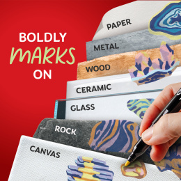 Creative Marker Fine Tip 12-pack Earth Tones in the group Pens / Artist Pens / Acrylic Markers at Pen Store (137407)