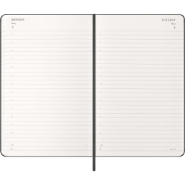 Planner 12M Daily 2027 Hardcover Large Black in the group Paper & Pads / Planners / 12-Month Planners at Pen Store (137423)