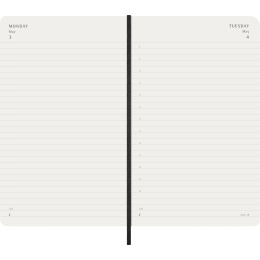Planner 12M Daily 2027 Softcover Large Black in the group Paper & Pads / Planners / 12-Month Planners at Pen Store (137424)