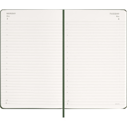 Planner 12M Daily 2027 Hardcover Large Myrtle Green in the group Paper & Pads / Planners / 12-Month Planners at Pen Store (137425)