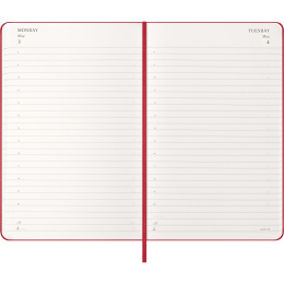 Planner 12M Daily 2027 Hardcover Large Red in the group Paper & Pads / Planners / 12-Month Planners at Pen Store (137426)