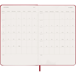 Planner 12M Daily 2027 Hardcover Large Red in the group Paper & Pads / Planners / 12-Month Planners at Pen Store (137426)