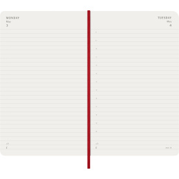 Planner 12M Daily 2027 Softcover Large Red in the group Paper & Pads / Planners / 12-Month Planners at Pen Store (137427)