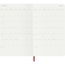 Planner 12M Daily 2027 Softcover Large Red in the group Paper & Pads / Planners / 12-Month Planners at Pen Store (137427)