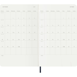 Planner 12M Daily 2027 Softcover Large Sapphire Blue in the group Paper & Pads / Planners / 12-Month Planners at Pen Store (137429)