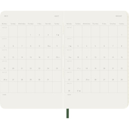 Planner 12M Daily 2027 Softcover Pocket Myrtle Green in the group Paper & Pads / Planners / 12-Month Planners at Pen Store (137431)