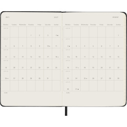Planner 12M Daily 2027 Hardcover Pocket Black in the group Paper & Pads / Planners / 12-Month Planners at Pen Store (137432)
