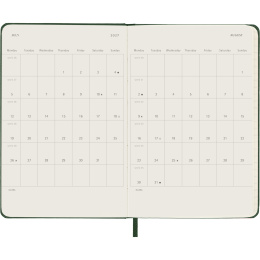 Planner 12M Daily 2027 Hardcover Pocket Myrtle Green in the group Paper & Pads / Planners / 12-Month Planners at Pen Store (137434)