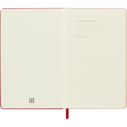 Planner 12M Daily 2027 Hardcover Pocket Red in the group Paper & Pads / Planners / 12-Month Planners at Pen Store (137435)