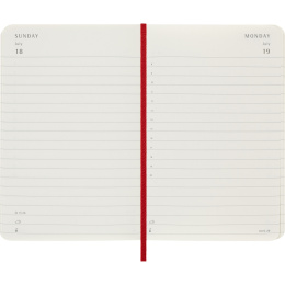 Planner 12M Daily 2027 Softcover Pocket Red in the group Paper & Pads / Planners / 12-Month Planners at Pen Store (137436)