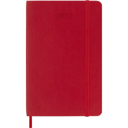 Planner 12M Daily 2027 Softcover Pocket Red in the group Paper & Pads / Planners / 12-Month Planners at Pen Store (137436)