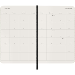 Planner 12M Monthly 2027 Softcover XL Black in the group Paper & Pads / Planners / 12-Month Planners at Pen Store (137441)