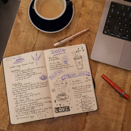 Planner 12M Weekly Vertical PRO 2027 Hardcover XL Black  in the group Paper & Pads / Planners / 12-Month Planners at Pen Store (137443)