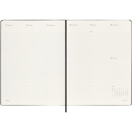 Planner 12M Weekly Vertical PRO 2027 Hardcover XL Black  in the group Paper & Pads / Planners / 12-Month Planners at Pen Store (137443)