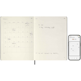 Planner 12M Smart PRO Digital Weekly Vertical 2027 XL Black in the group Paper & Pads / Planners / 12-Month Planners at Pen Store (137444)