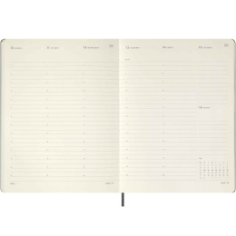Planner 12M Smart PRO Digital Weekly Vertical 2027 XL Black in the group Paper & Pads / Planners / 12-Month Planners at Pen Store (137444)