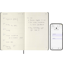 Planner 12M Smart PRO Digital Weekly Note 2027 Large Black in the group Paper & Pads / Planners / 12-Month Planners at Pen Store (137445)