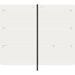 Planner 12M Weekly Horizontal 2027 Softcover Large Black in the group Paper & Pads / Planners / 12-Month Planners at Pen Store (137447)