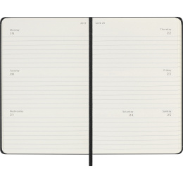 Planner 12M Weekly Horizontal 2027 Hardcover Pocket Black  in the group Paper & Pads / Planners / 12-Month Planners at Pen Store (137448)