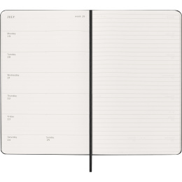 Planner 12M Weekly Notebook 2027 Hardcover Large Black  in the group Paper & Pads / Planners / 12-Month Planners at Pen Store (137450)