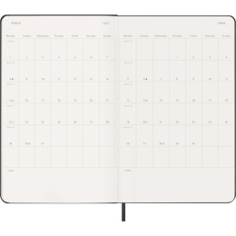 Planner 12M Weekly Notebook 2027 Hardcover Large Black  in the group Paper & Pads / Planners / 12-Month Planners at Pen Store (137450)