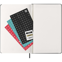 Planner 12M Weekly Notebook 2027 Hardcover Large Black  in the group Paper & Pads / Planners / 12-Month Planners at Pen Store (137450)