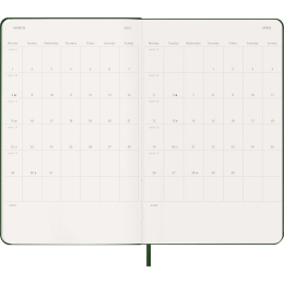 Planner 12M Weekly Notebook 2027 Hardcover Large Myrtle Green  in the group Paper & Pads / Planners / 12-Month Planners at Pen Store (137452)