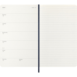 Planner 12M Weekly Notebook 2027 Softcover Large Sapphire Blue  in the group Paper & Pads / Planners / 12-Month Planners at Pen Store (137454)