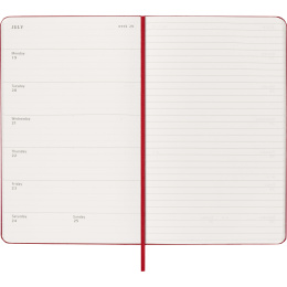 Planner 12M Weekly Notebook 2027 Hardcover Large Red  in the group Paper & Pads / Planners / 12-Month Planners at Pen Store (137455)
