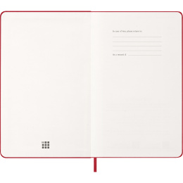 Planner 12M Weekly Notebook 2027 Hardcover Large Red  in the group Paper & Pads / Planners / 12-Month Planners at Pen Store (137455)