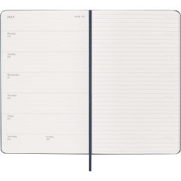 Planner 12M Weekly Notebook 2027 Hardcover Large Sapphire Blue  in the group Paper & Pads / Planners / 12-Month Planners at Pen Store (137457)