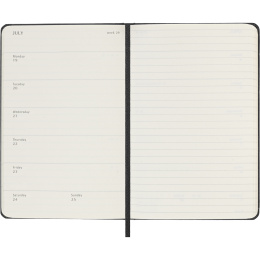 Planner 12M Weekly Notebook 2027 Hardcover Pocket Black  in the group Paper & Pads / Planners / 12-Month Planners at Pen Store (137458)