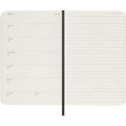 Planner 12M Weekly Notebook 2027 Softcover Pocket Black  in the group Paper & Pads / Planners / 12-Month Planners at Pen Store (137459)